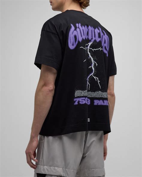 givenchy lightning bolt|Givenchy Men's Lightning Bolt Logo T.